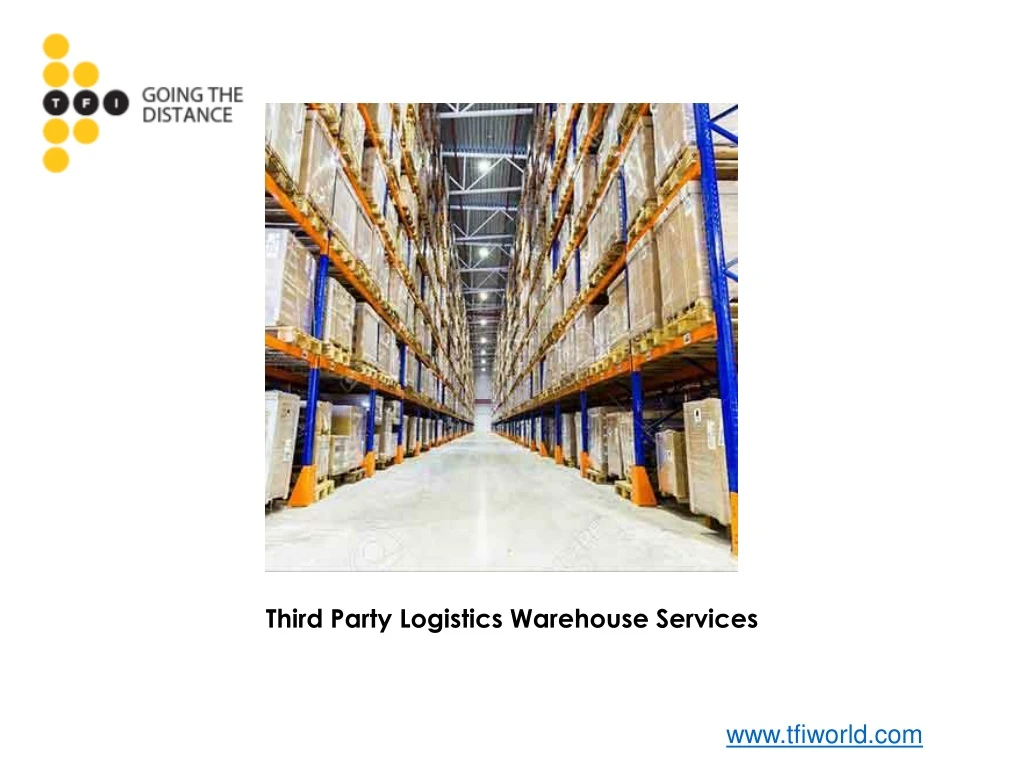 third party logistics warehouse services