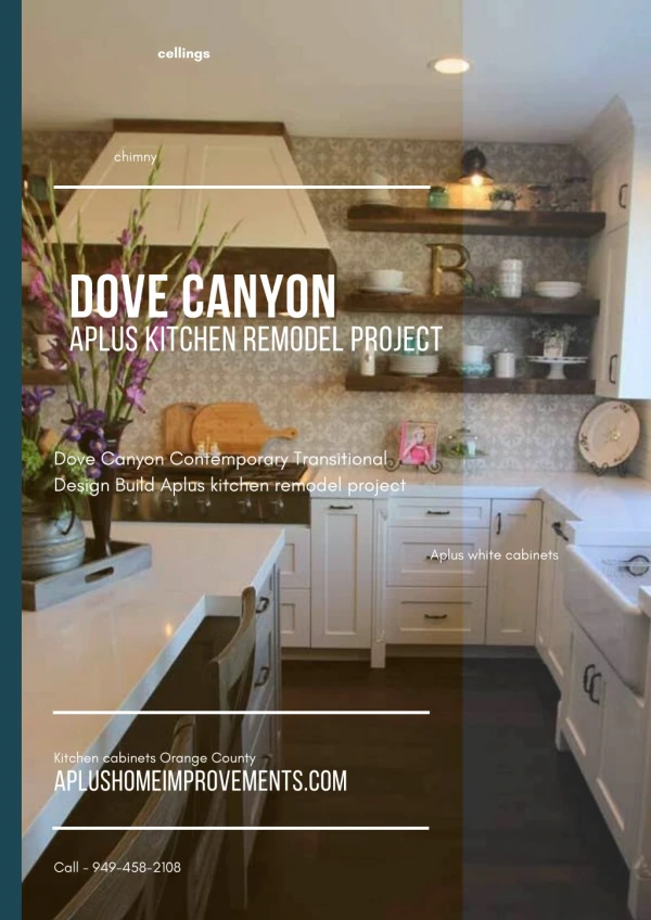 Dove Canyon Aplus kitchen remodel project