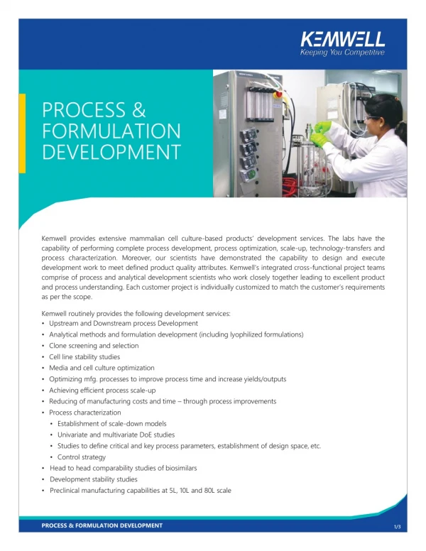 Formulation Development Services