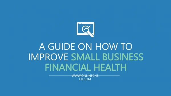 A Guide on How to Improve Your Small Business Financial Health