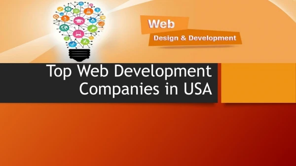 Top Web Development Companies in USA