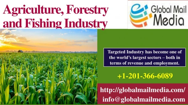 Agriculture, Forestry and Fishing Industry