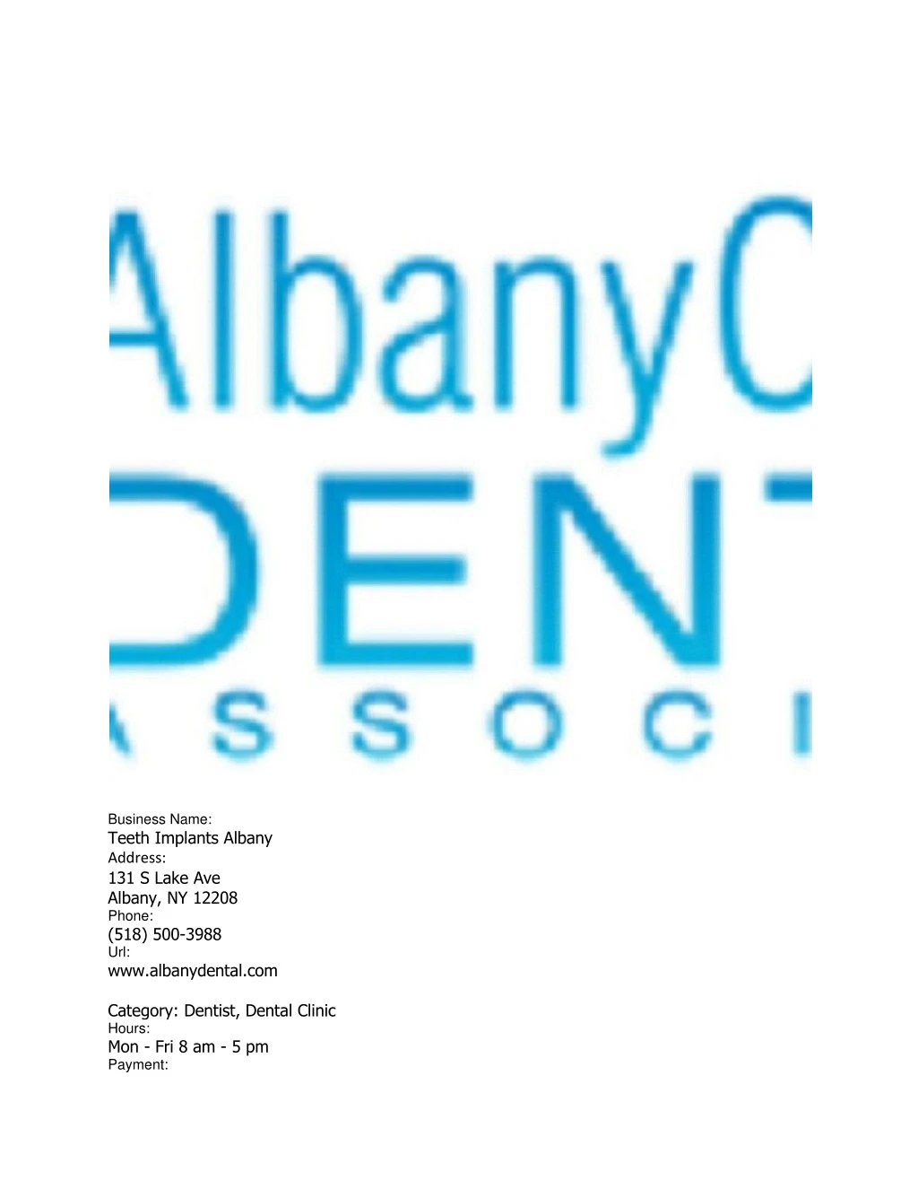 business name teeth implants albany address