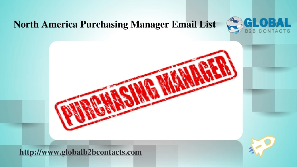 north america purchasing manager email list