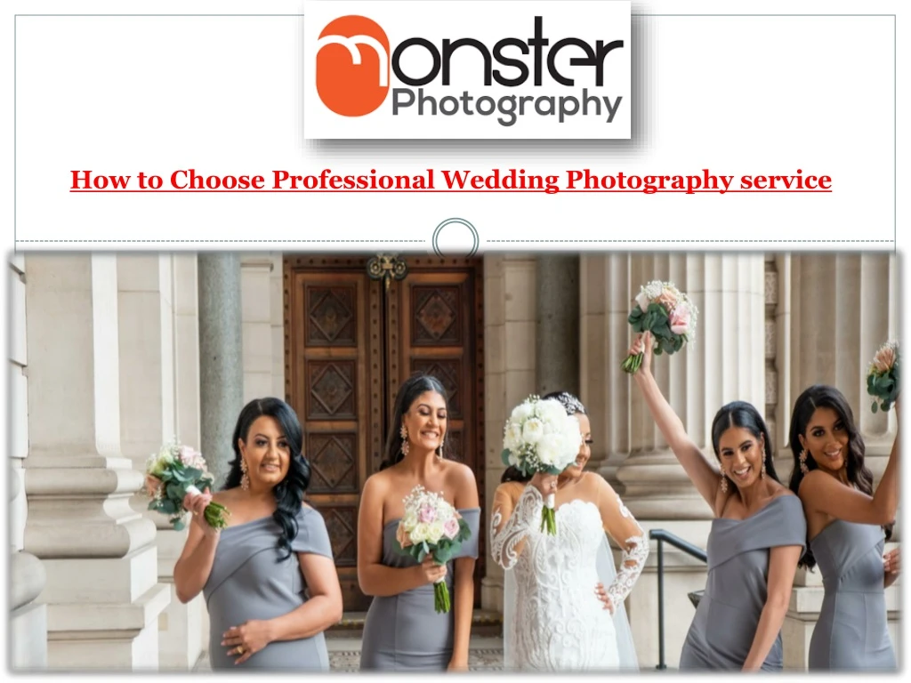 how to choose professional wedding photography
