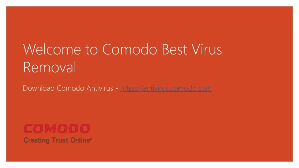 welcome to comodo best virus removal