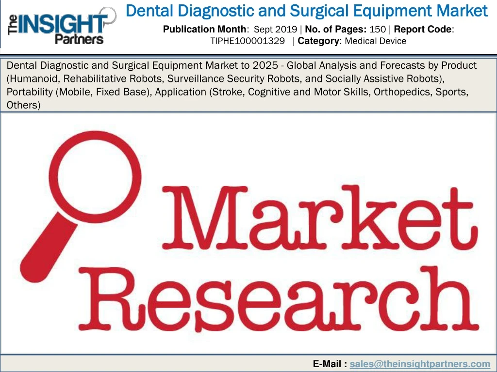 dental diagnostic and surgical equipment market