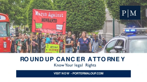 Roundup Toxicity Cancer Lawyer Mississippi - Contact Today