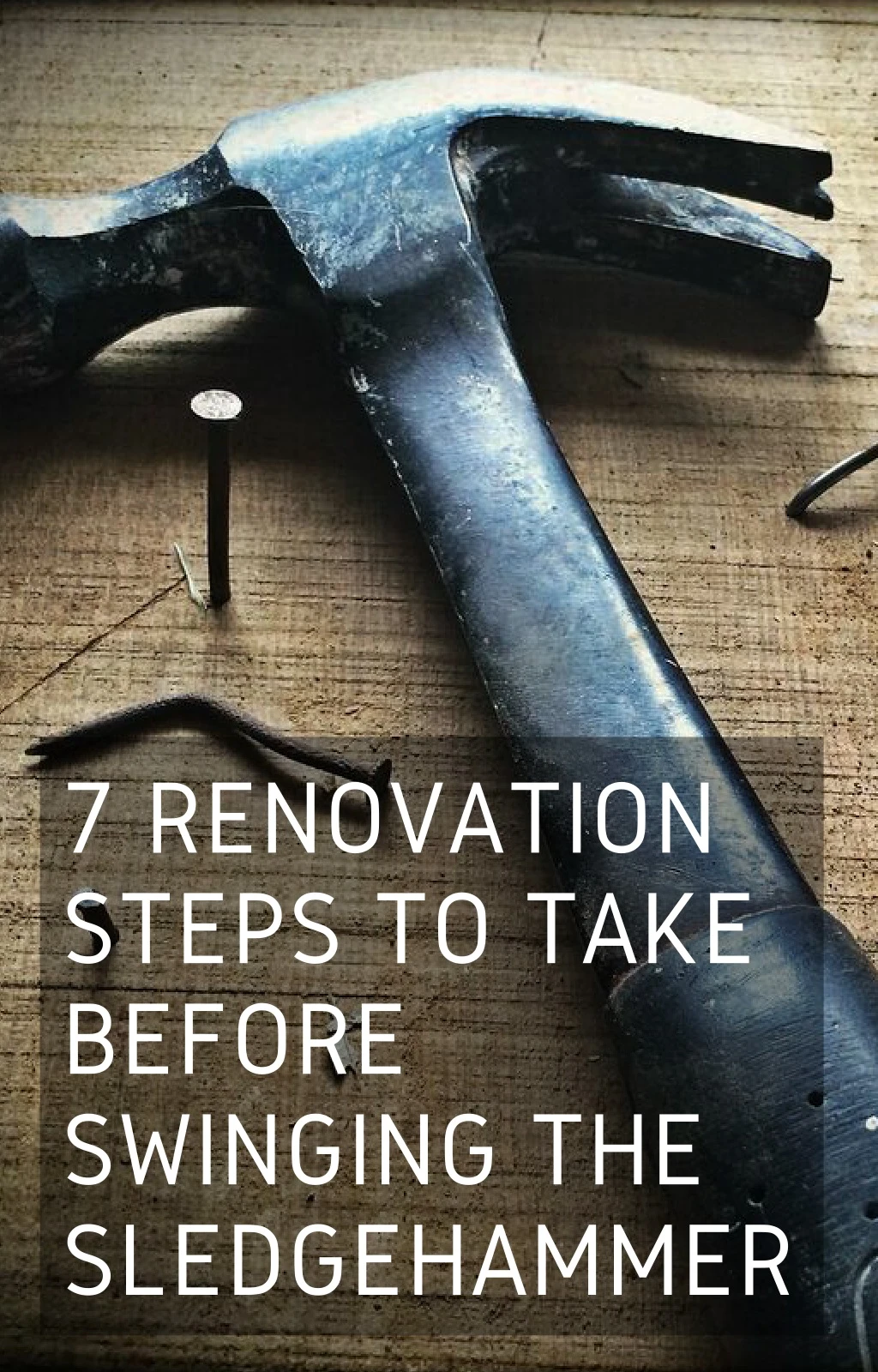 7 renovation steps to take before swinging