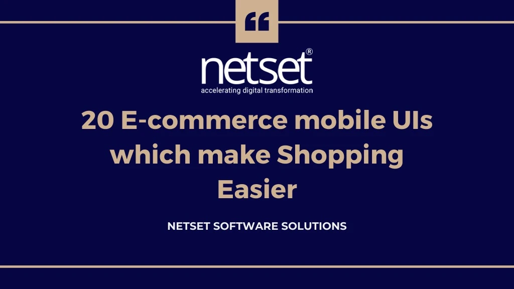 20 e commerce mobile uis which make shopping