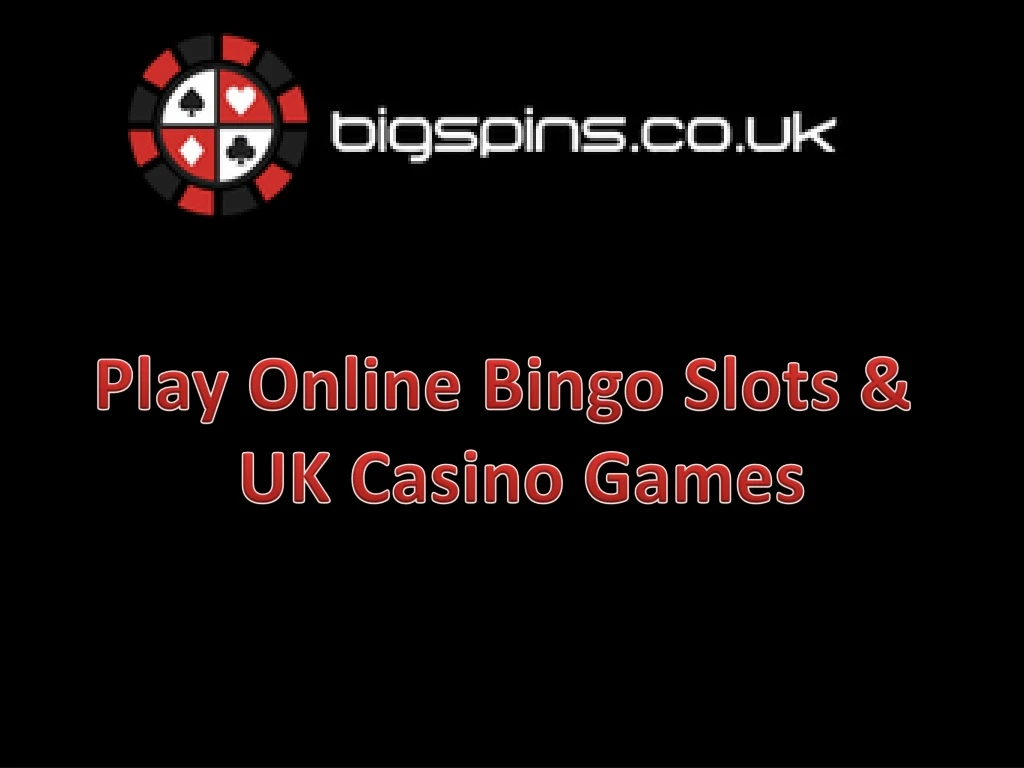 play online bingo slots uk casino games