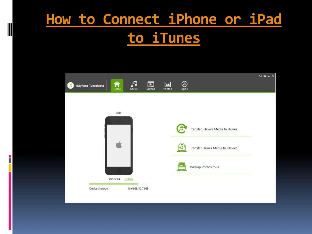 how to connect iphone or ipad to itunes