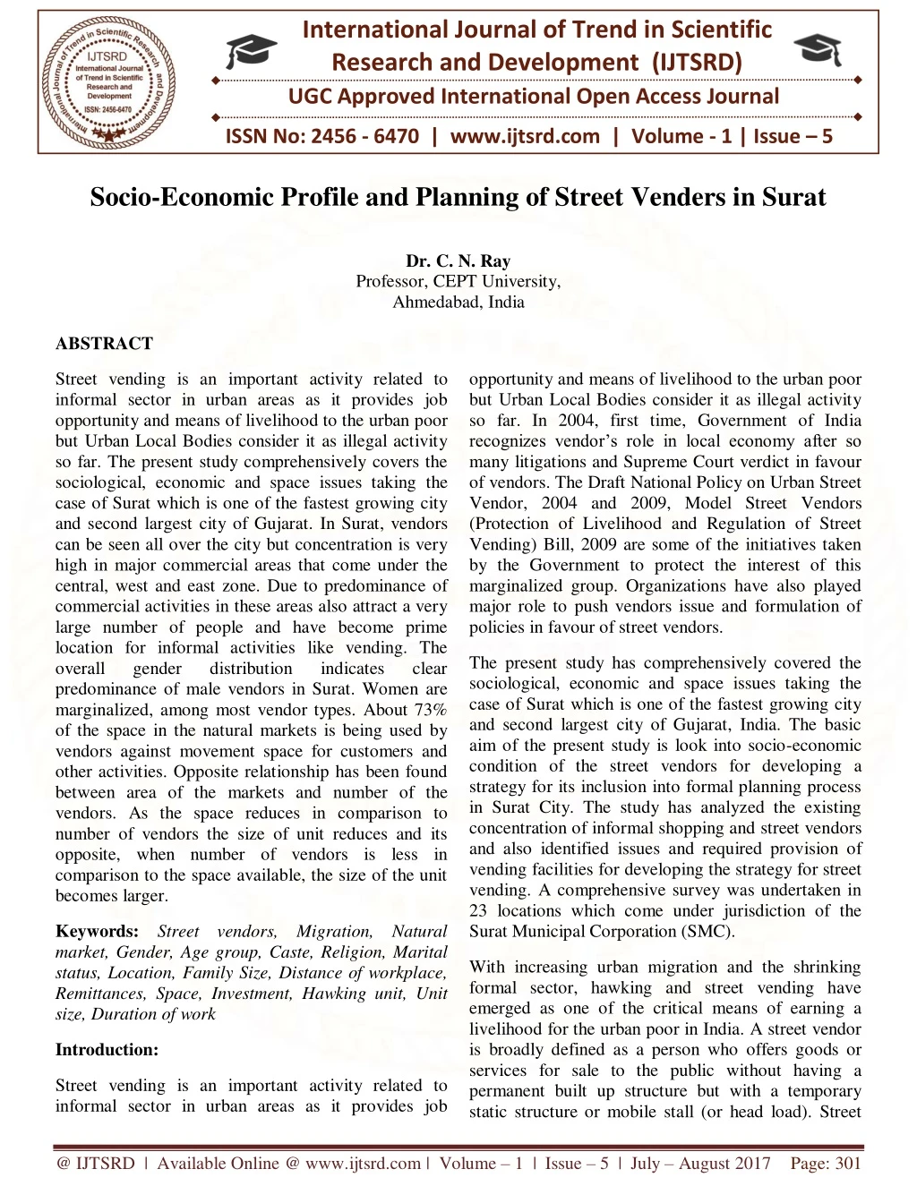 international journal of trend in scientific