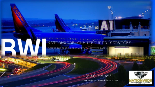 BWI Airport Car Service
