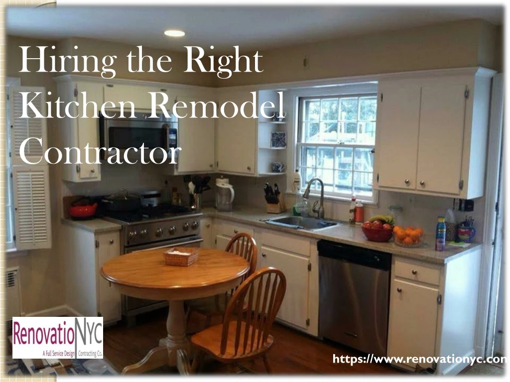 hiring the right kitchen remodel contractor