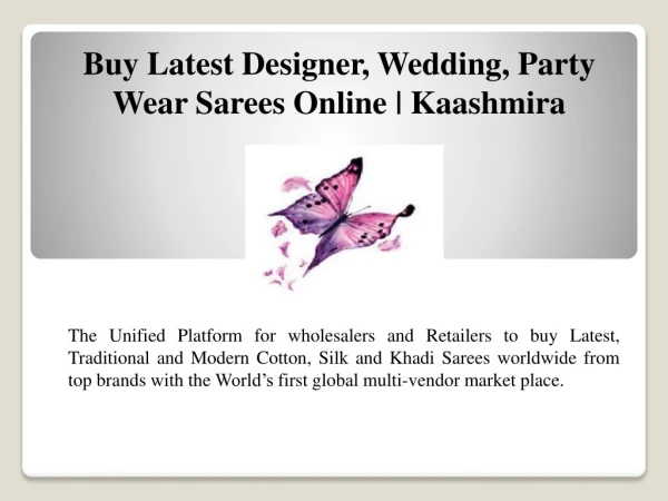 Buy Latest Designer, Wedding, Party Wear Sarees Online