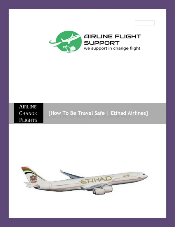 Etihad Airways Change Flights | Airline Change Flights
