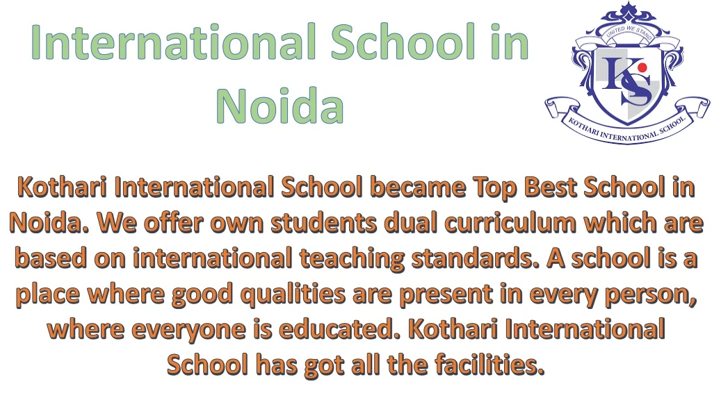 international school in noida