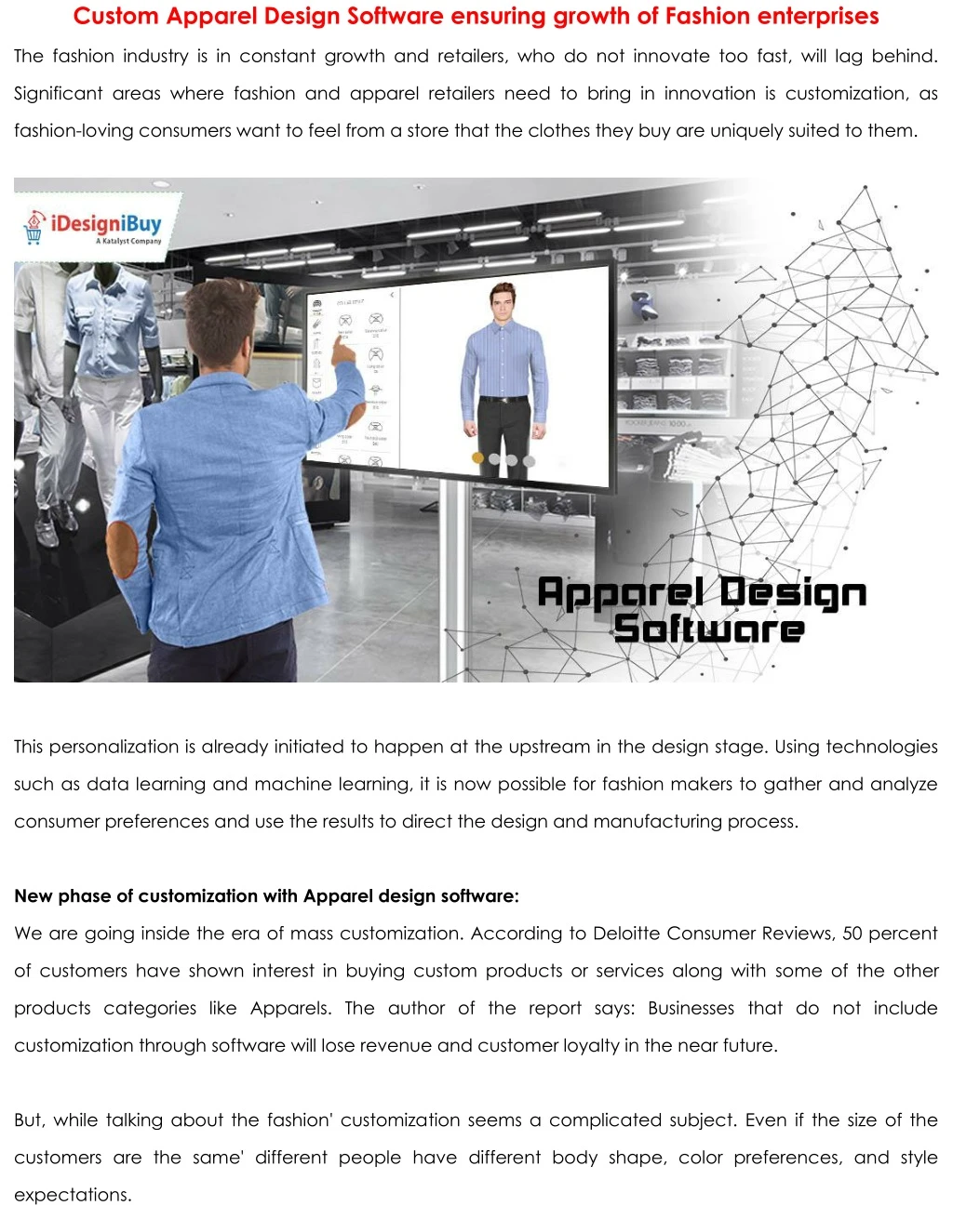 custom apparel design software ensuring growth