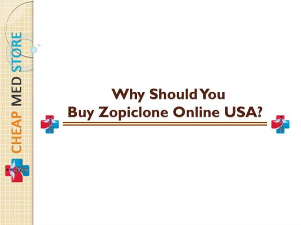 Buy Zopiclone Online At Very Low Cost Price In USA