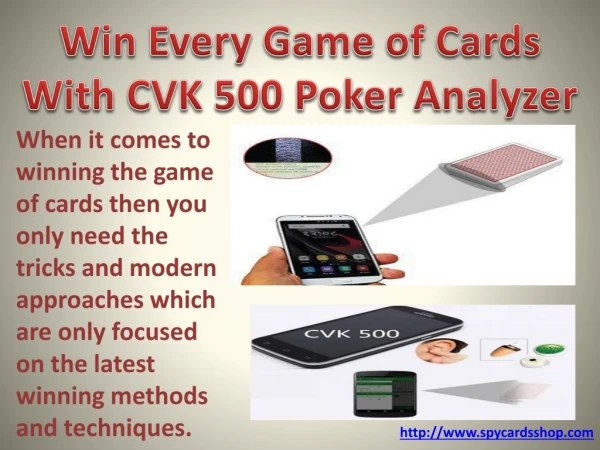 Win Every Game of Cards With CVK 500 Poker Analyzer