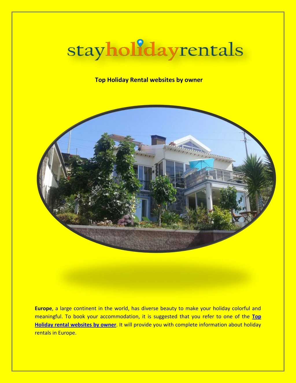 top holiday rental websites by owner