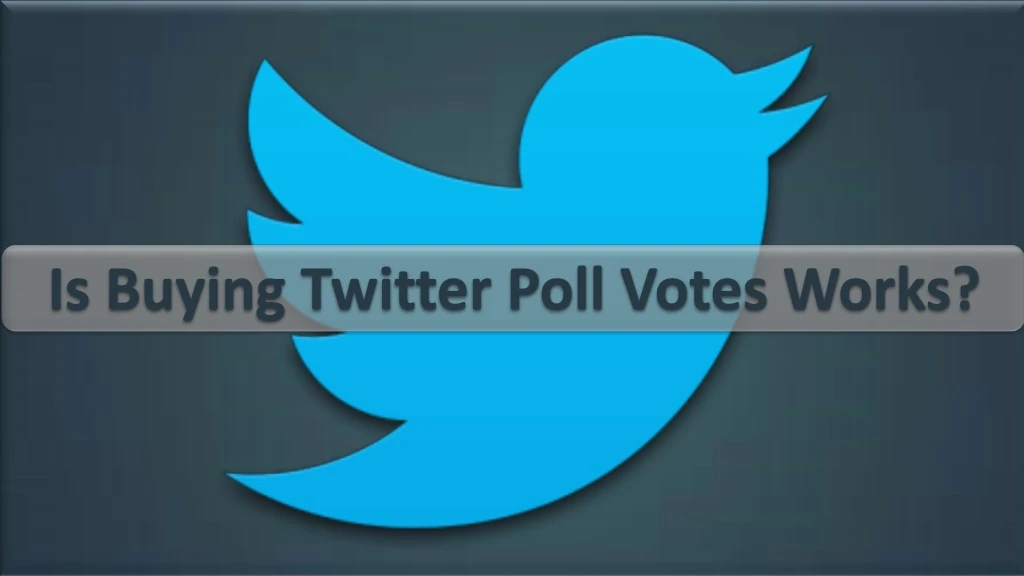 is buying twitter poll votes works
