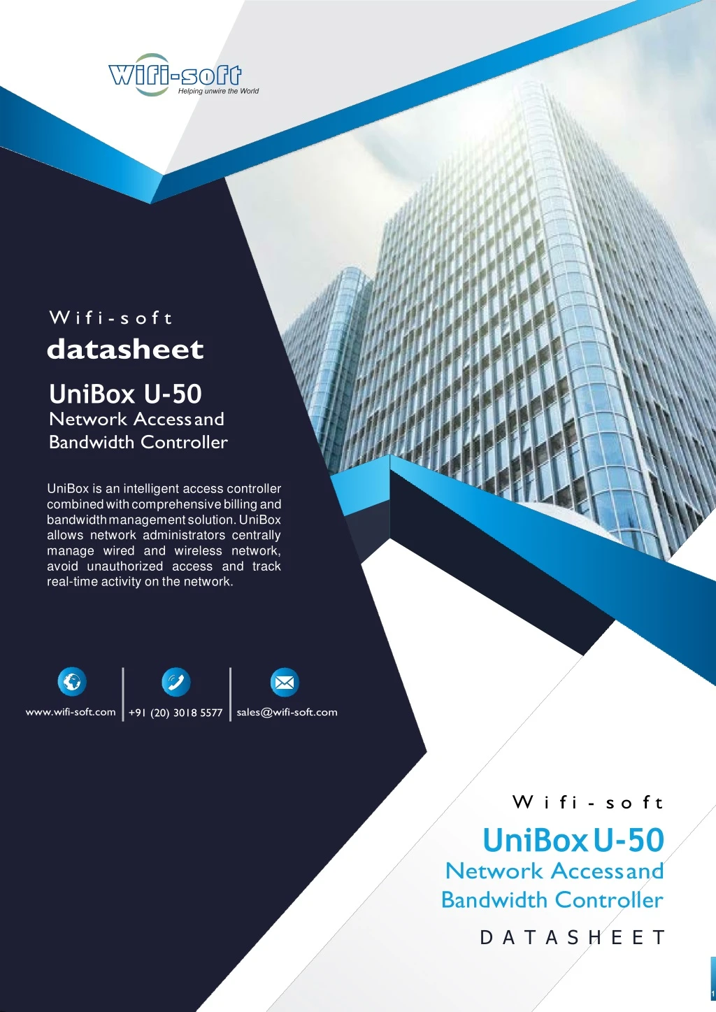 w i f i s o f t datasheet unibox u 50 network