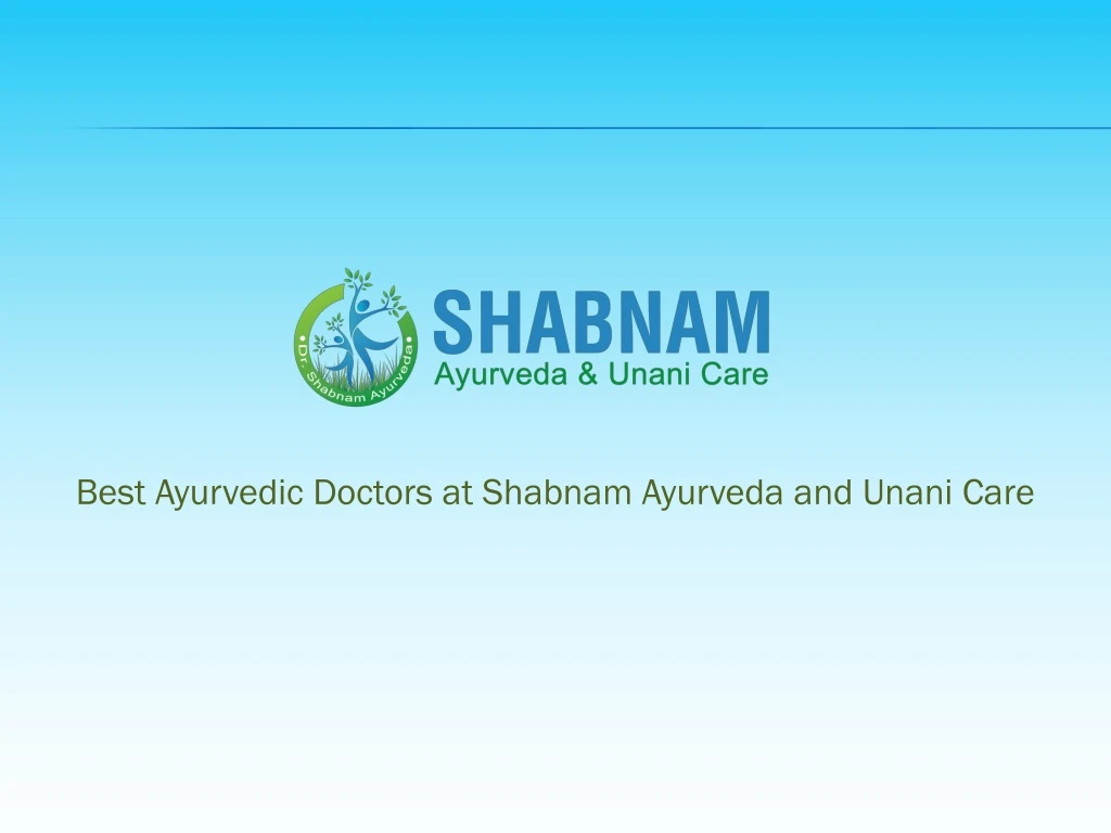 best ayurvedic doctors at shabnam ayurveda