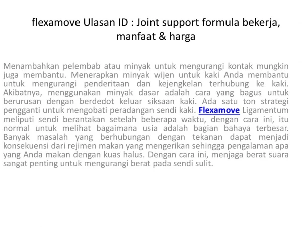 flexamove Ulasan - bagaimana cara kerjanya & mana untuk membeli!