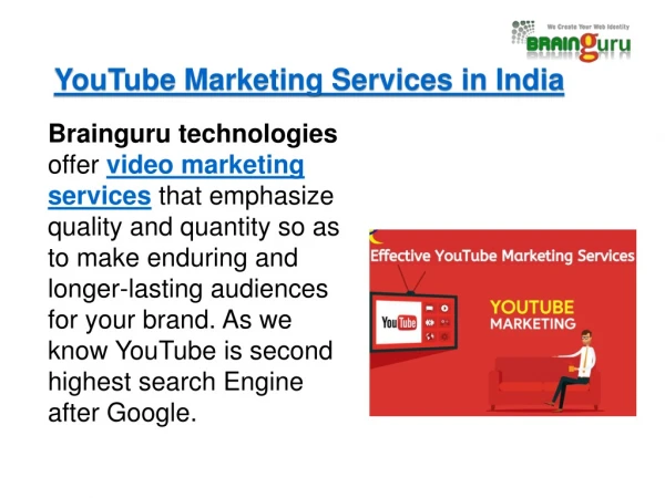 YouTube Marketing Service Provider