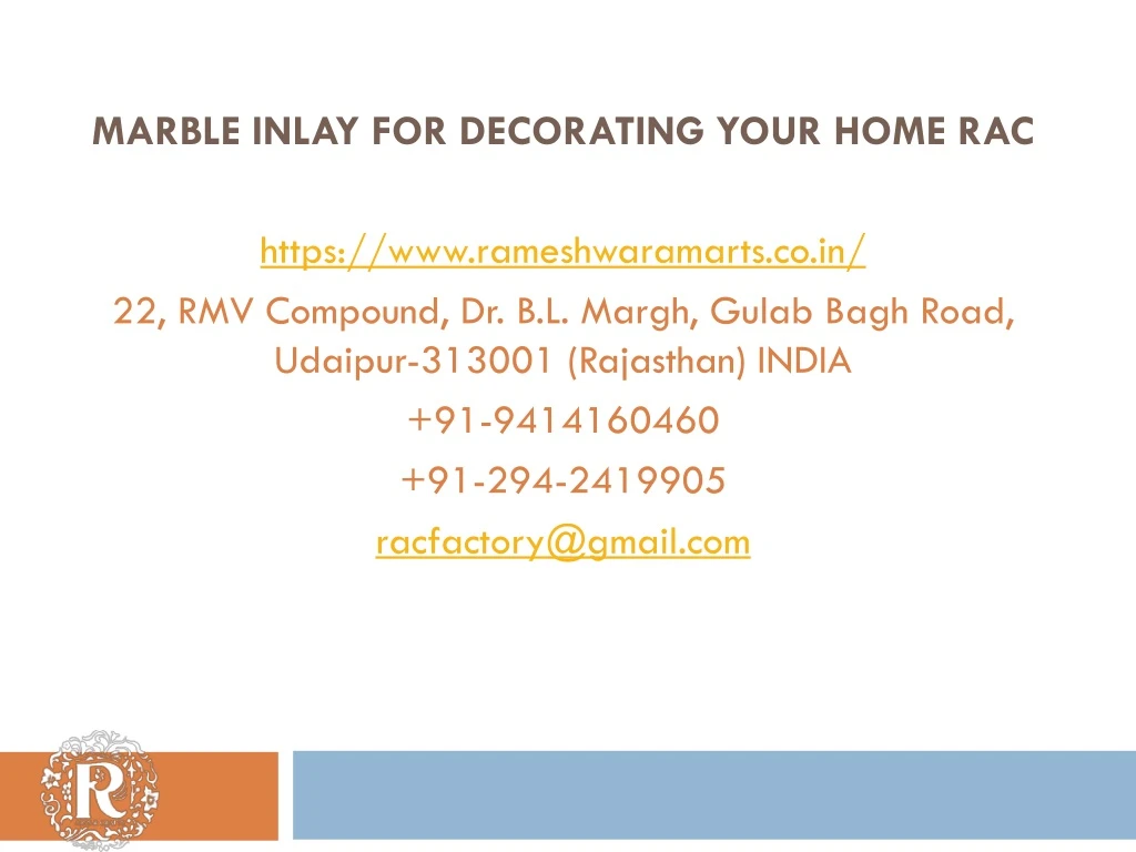 marble inlay for decorating your home rac