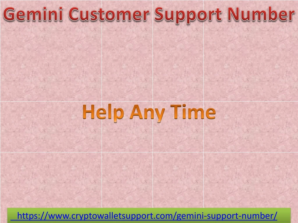 gemini customer s upport number