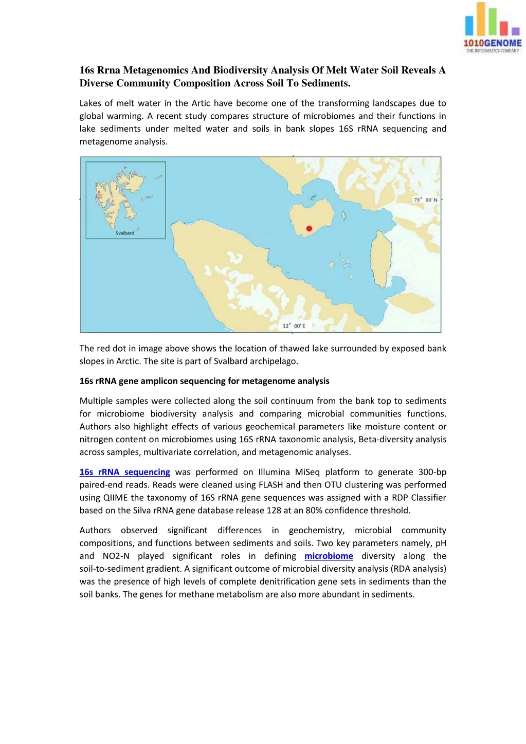 16s rrna metagenomics and biodiversity analysis