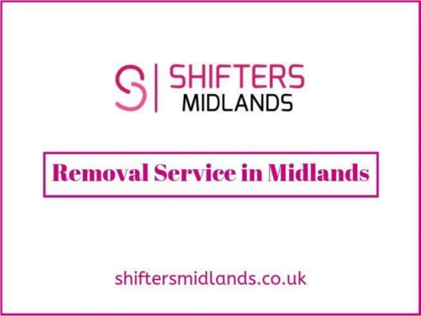 Looking for a Removal Service in Midlands? Call now - 07400 860055