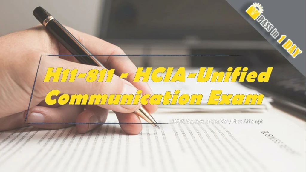 h11 811 hcia unified communication exam