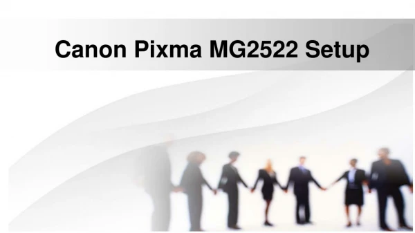 Canon Pixma mg2522 Setup and Driver Installation | Printer Setup