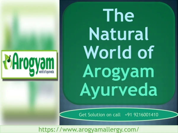 Eye Allergy Specialist | 91 9216001410| Arogyam Ayurveda