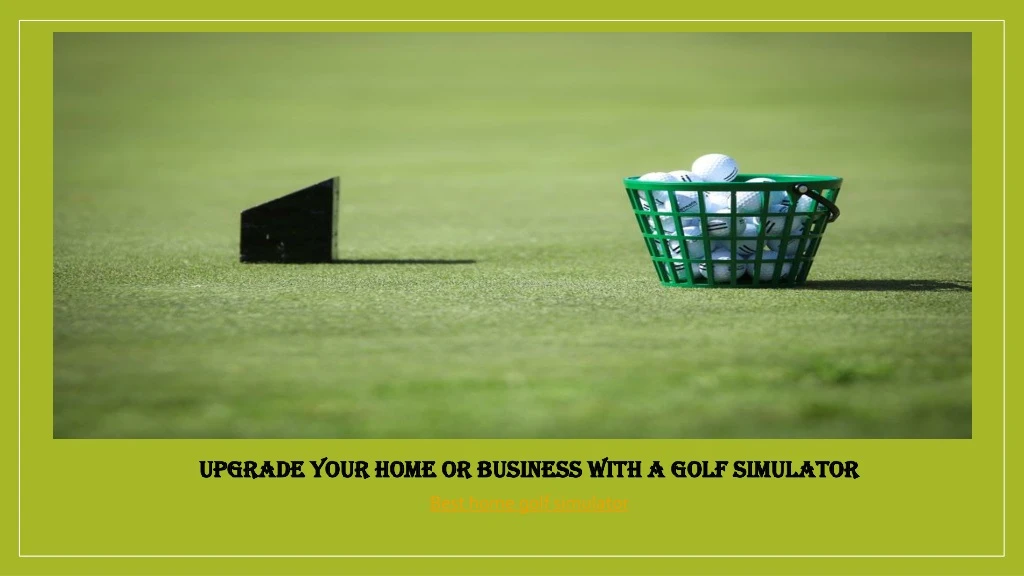 upgrade your home or business with a golf simulator b est home golf simulator