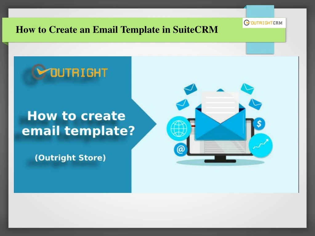 how to create an email template in suitecrm