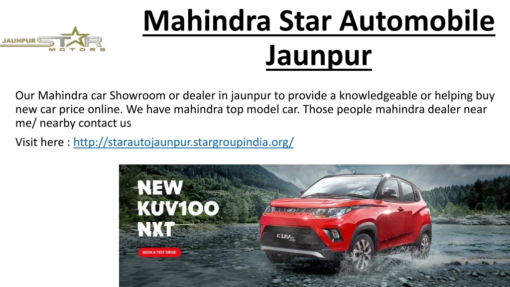 mahindra star automobile j aunpur