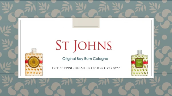 Best After Shave Cologne - St Johns