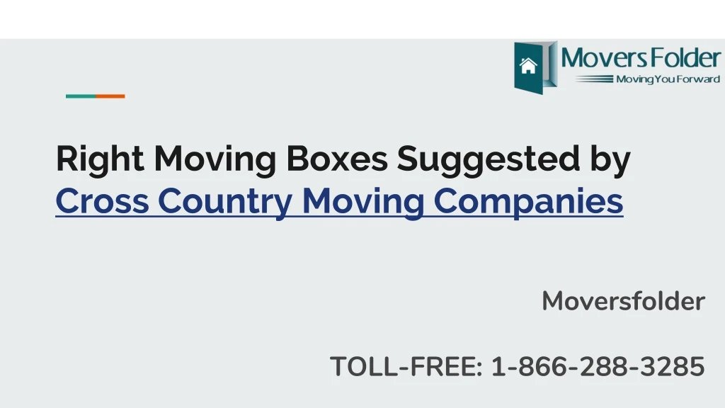 right moving boxes suggested by cross country moving companies