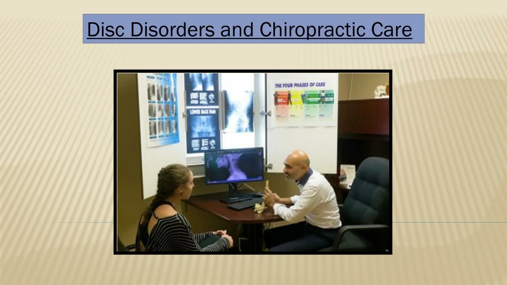 disc disorders and chiropractic care