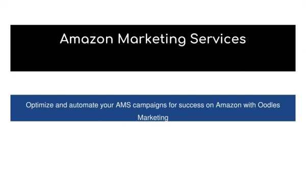 Amazon SEO services | Amazon Advertising Management Services