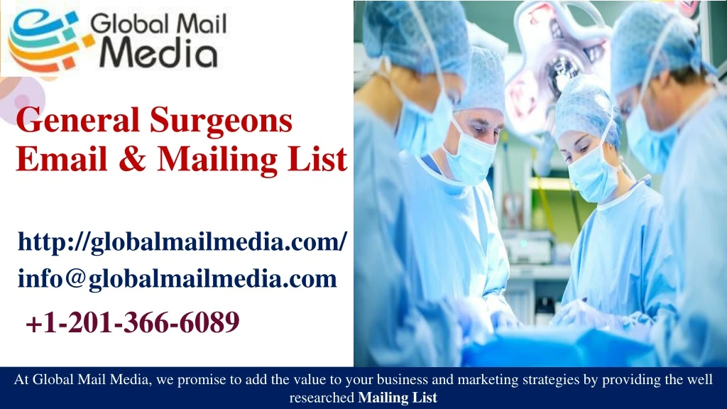 general surgeons email mailing list