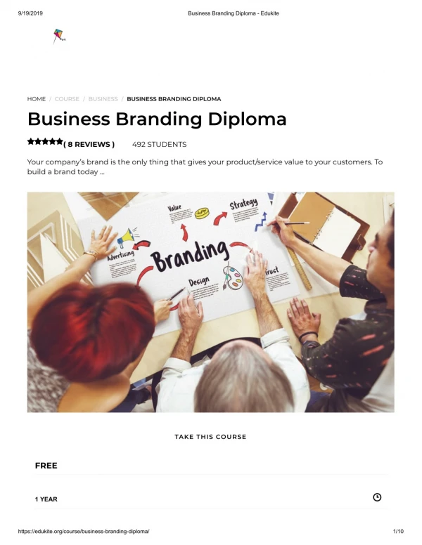 Business Branding Diploma - Edukite