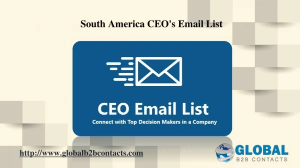 South America CEO's Email List