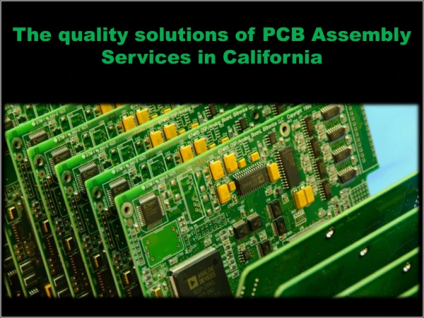 PCB Assembly Services in California | Digital Coast Assembly