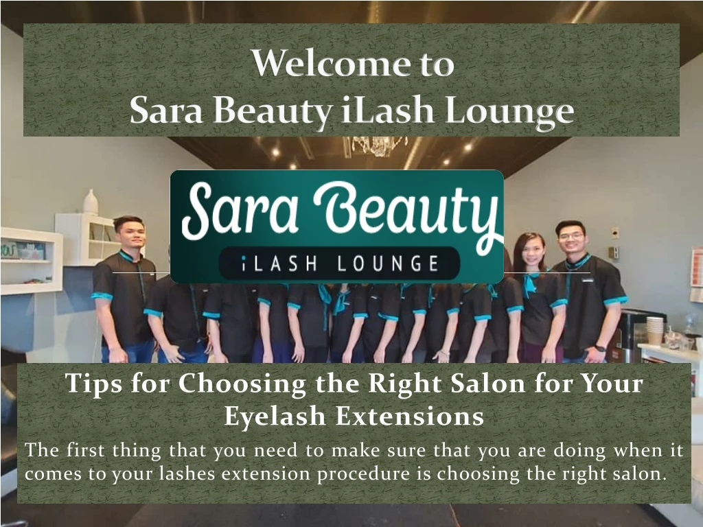 welcome to sara beauty ilash lounge